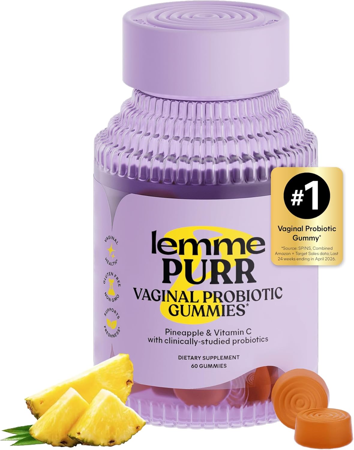 Lemme Purr Vaginal Probiotic Gummies